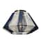 Hello Honey® Navy & White Flush Mount Ceiling Light with Woven Paper Rope Shade